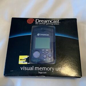 New in Box Dreamcast Sealed Original Package Visual Memory Unit Sega
